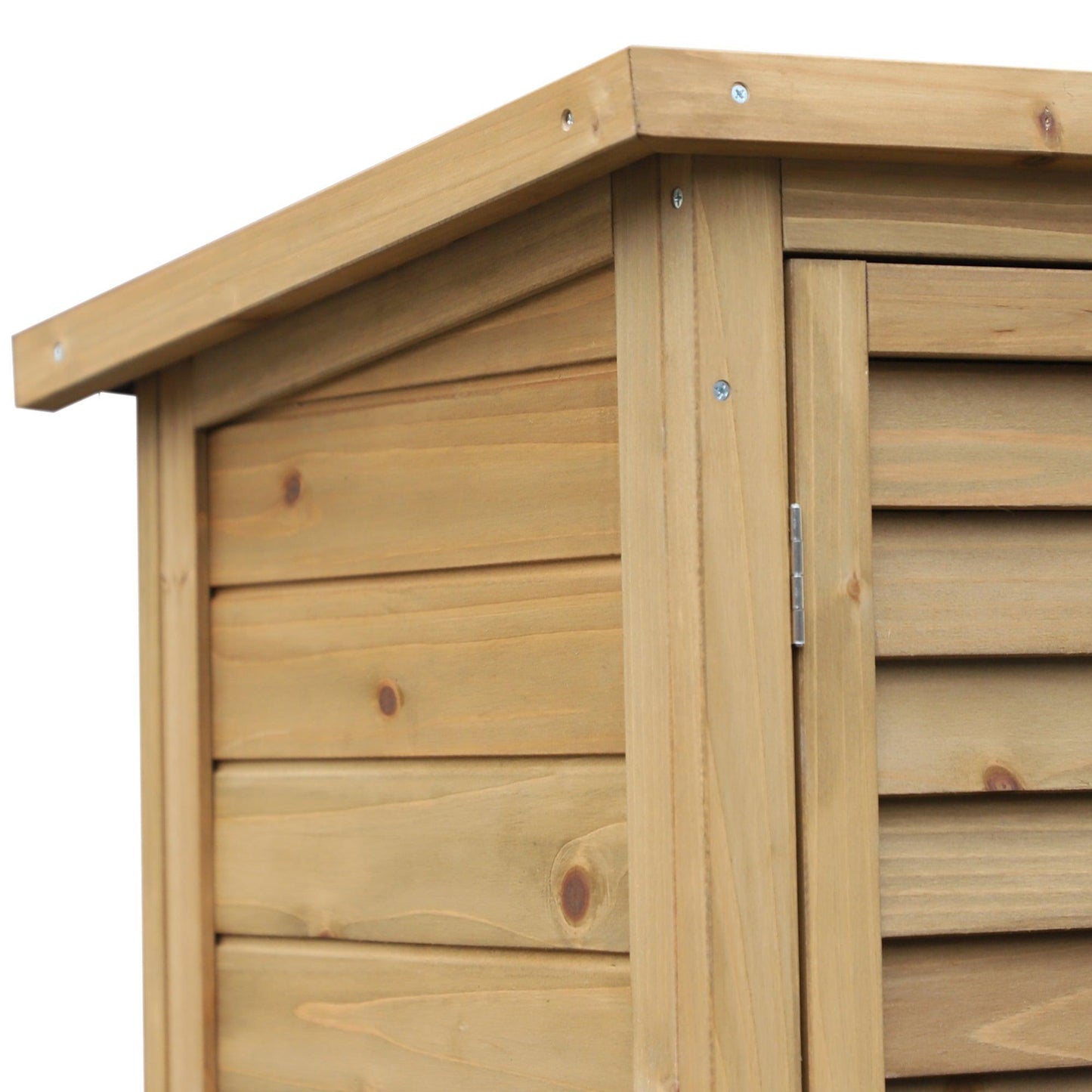 Outsunny Outdoor Wood Garden Storage Cabinet - ALL4U RETAILER LTD