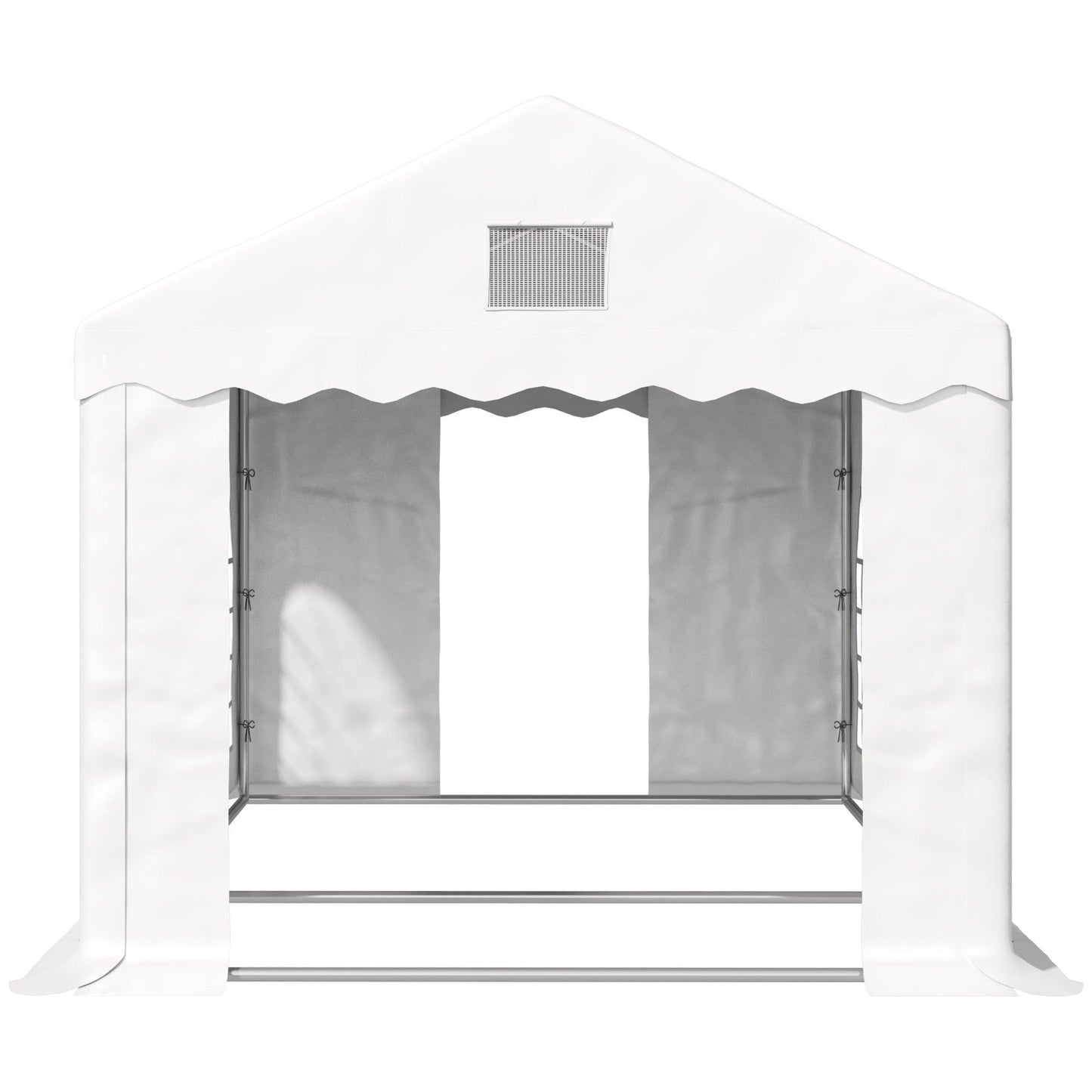 Outsunny Party Tent with Removable Walls, White - ALL4U RETAILER LTD