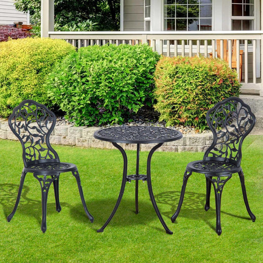 Outsunny Patio Bistro Set - Outdoor Dining - ALL4U RETAILER LTD