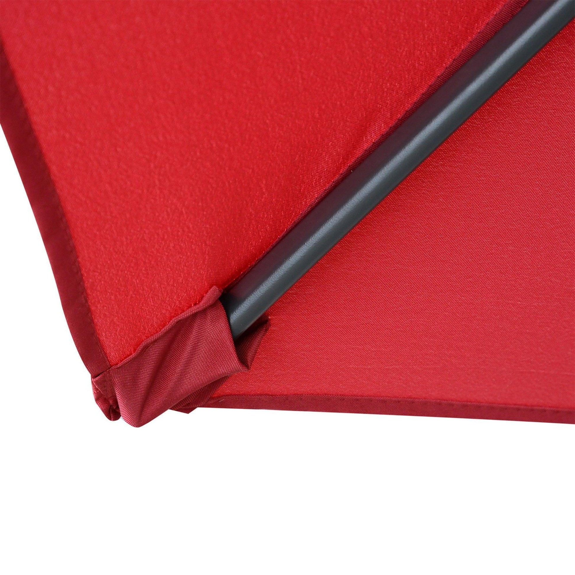 Outsunny Patio Umbrella - 2.8m Wine Red - ALL4U RETAILER LTD