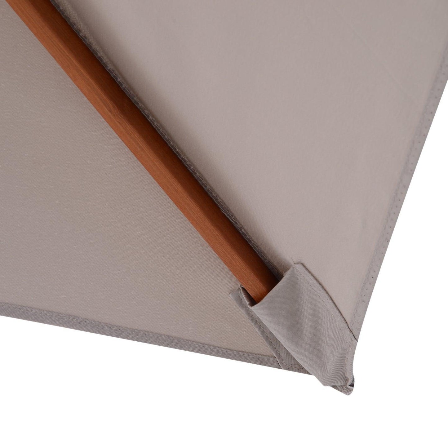 Outsunny Patio Umbrella - Grey 2m x 1.5m - ALL4U RETAILER LTD