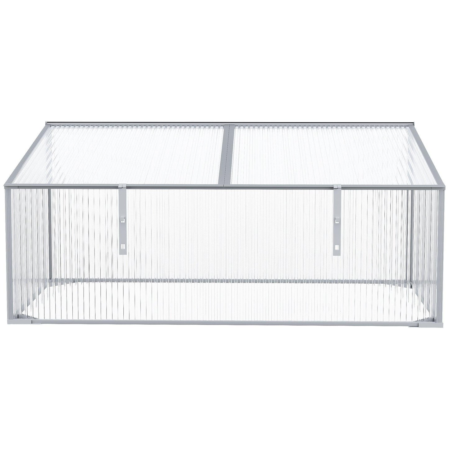 Outsunny Polycarbonate Garden Greenhouse - 99L x 60W x 44H cm - ALL4U RETAILER LTD