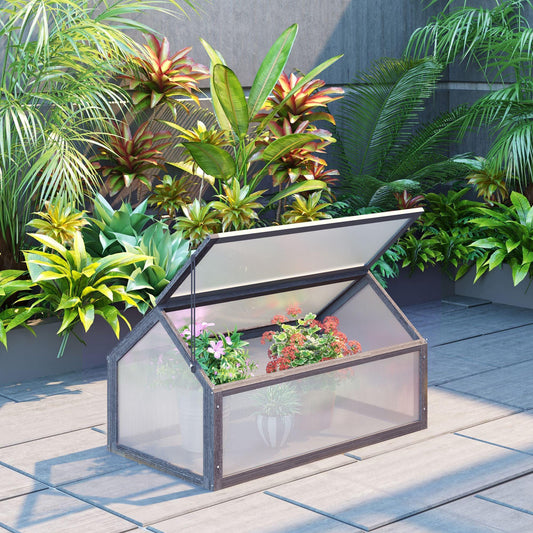 Outsunny Polycarbonate Grow House for Plants - ALL4U RETAILER LTD