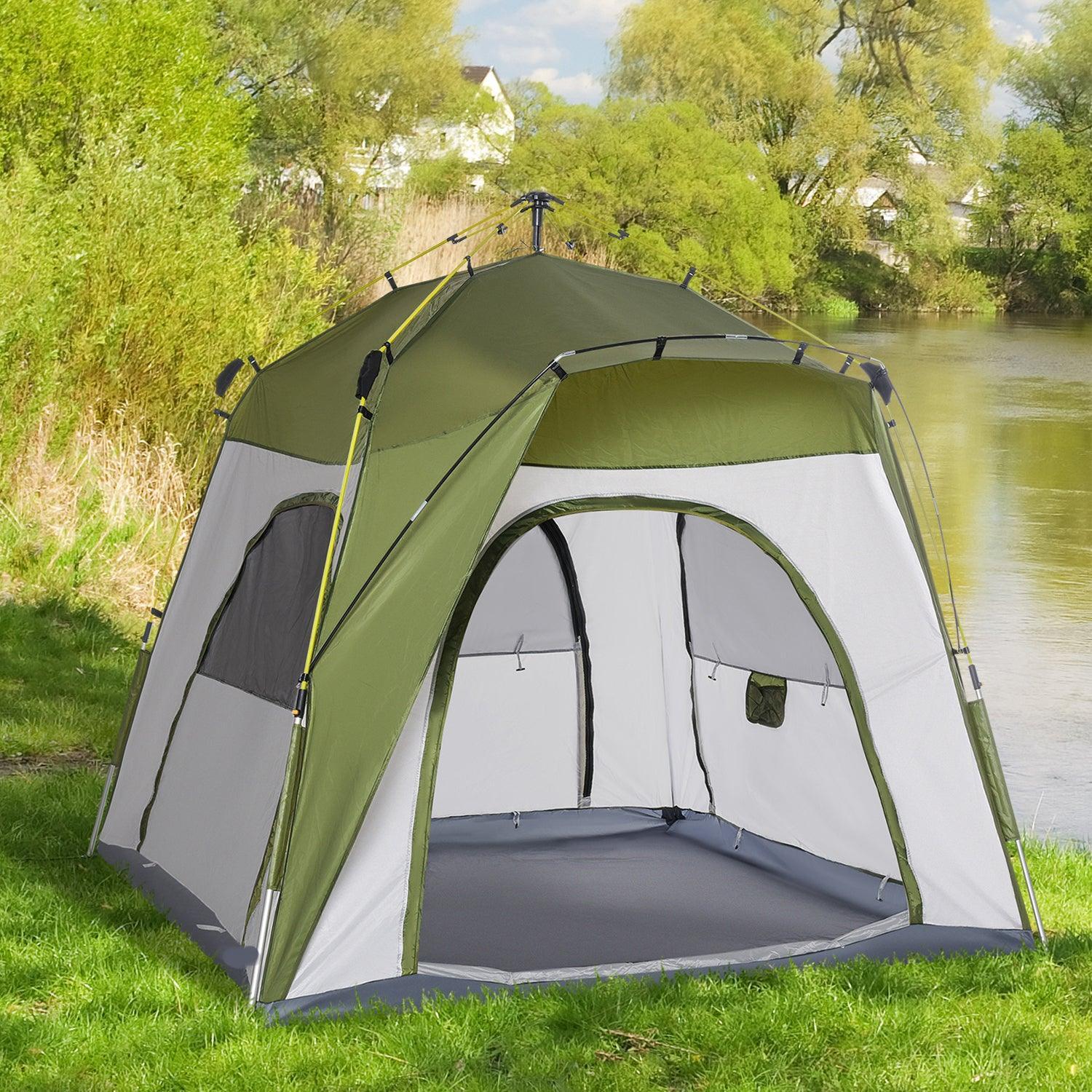 Outsunny Portable Camping Tent - ALL4U RETAILER LTD