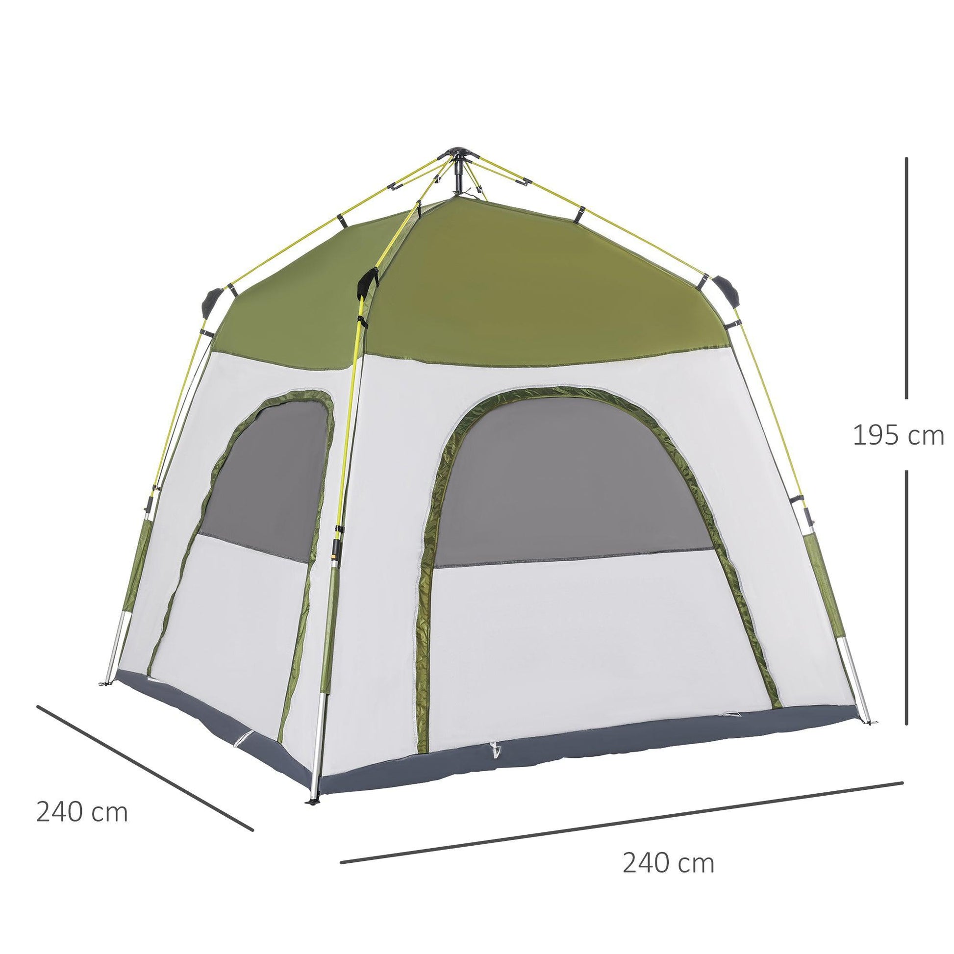 Outsunny Portable Camping Tent - ALL4U RETAILER LTD