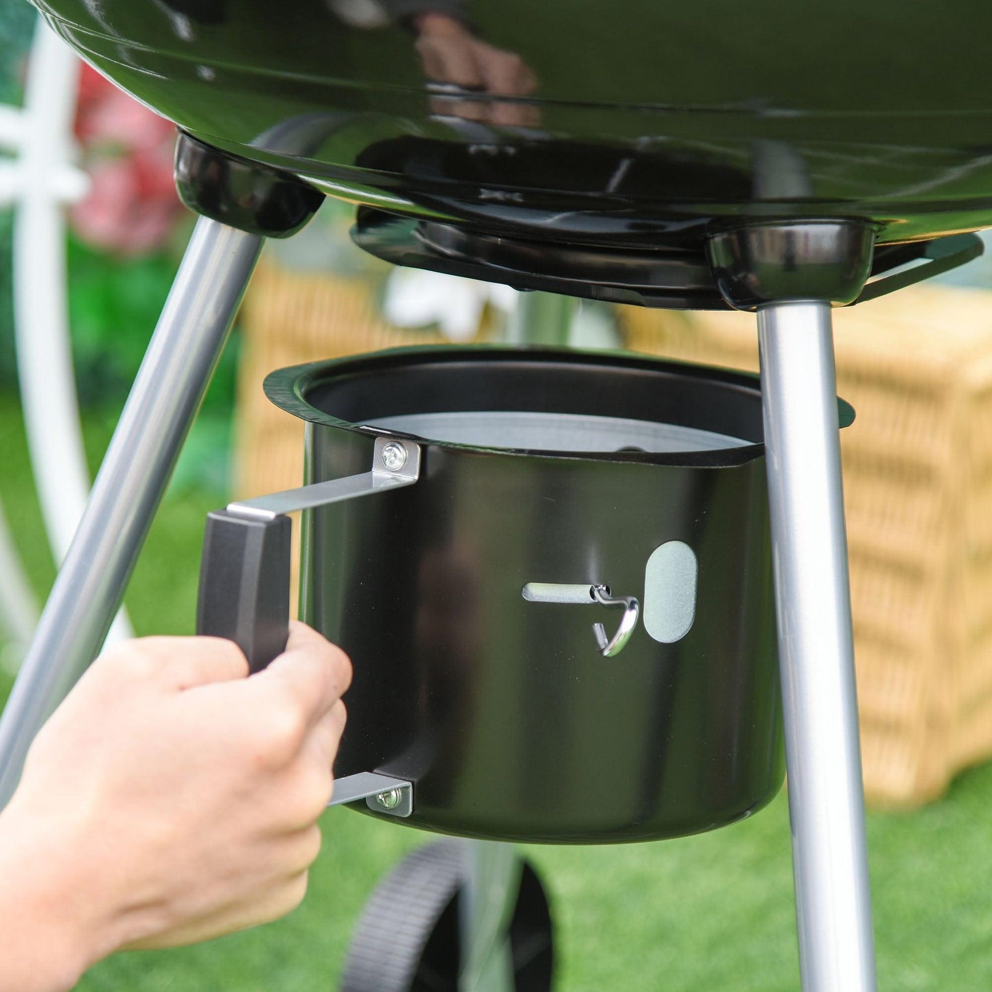 Outsunny Portable Charcoal BBQ Grill - Outdoor Picnic/Camping Barbecue - ALL4U RETAILER LTD