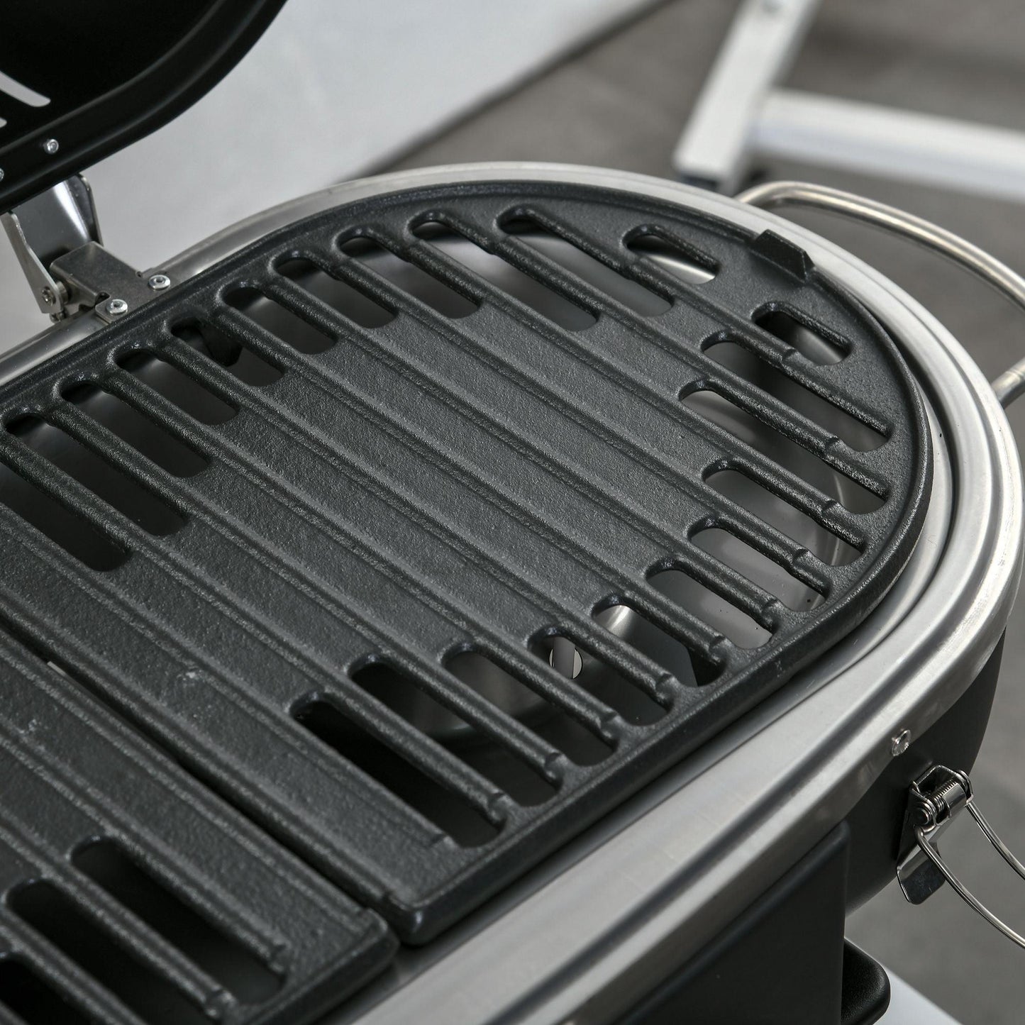 Outsunny Portable Gas BBQ Grill: 2-Burner Tabletop Barbecue - ALL4U RETAILER LTD