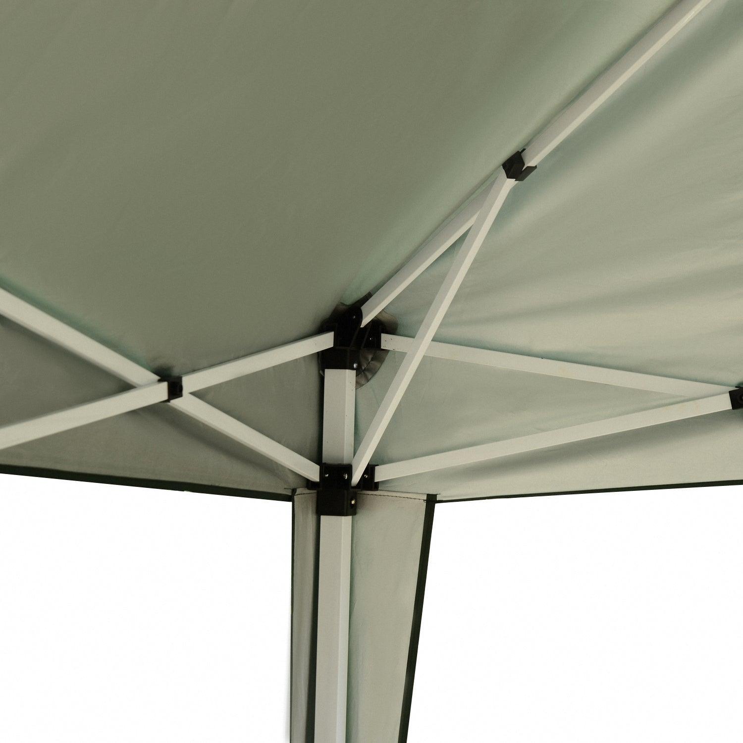 Outsunny Portable Gazebo - 3x3m, Oxford Cloth (Green) - ALL4U RETAILER LTD