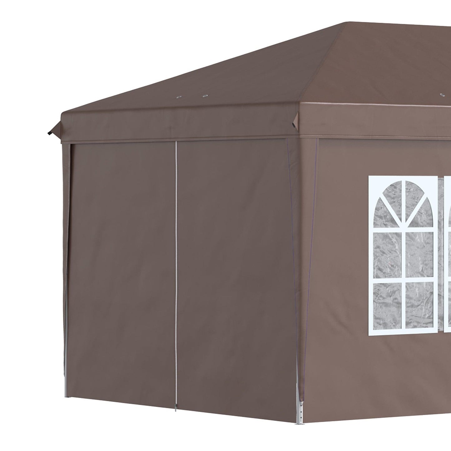 Outsunny Portable Gazebo: Adjustable & Convenient - ALL4U RETAILER LTD