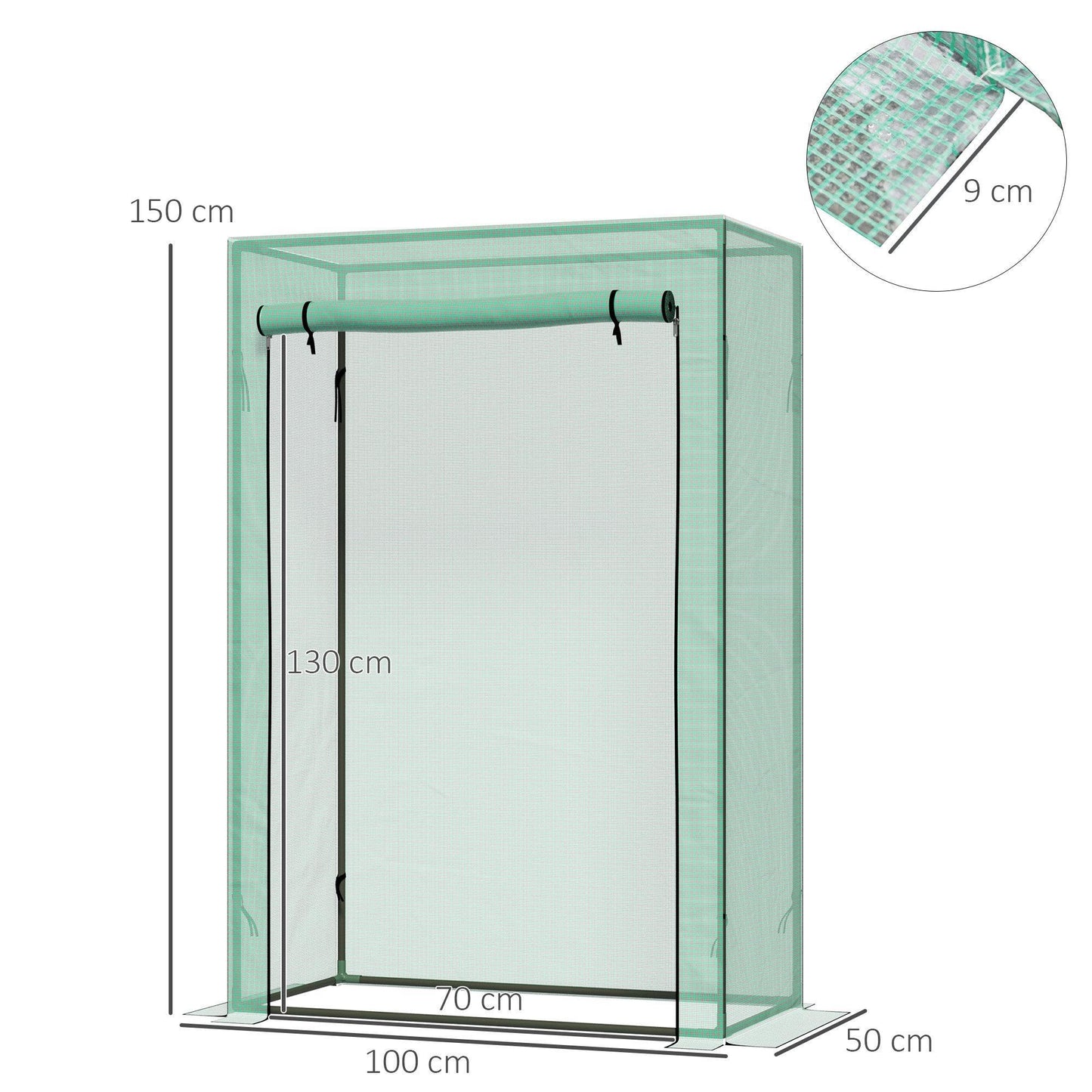 Outsunny Portable Greenhouse for Outdoor Gardening - ALL4U RETAILER LTD