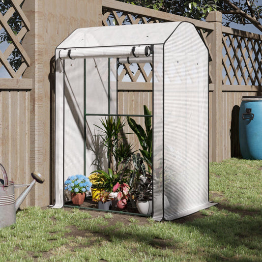 Outsunny Portable Grow House with Shelves, Easy & Efficient - ALL4U RETAILER LTD