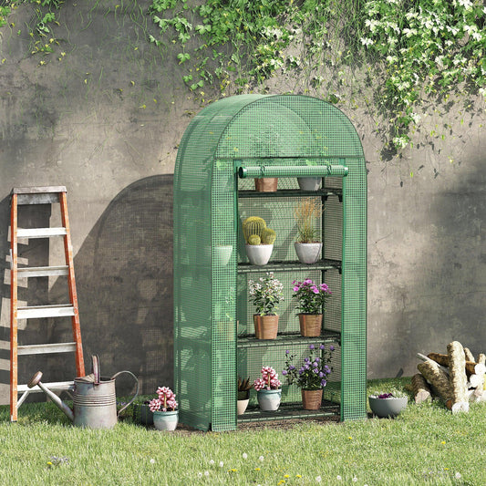 Outsunny Portable Mini Greenhouse, Outdoor Gardening Plant - ALL4U RETAILER LTD