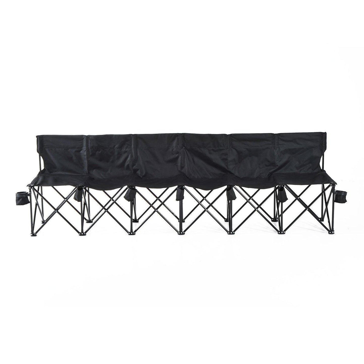 Outsunny Portable Sports Bench - 6 Seater - ALL4U RETAILER LTD