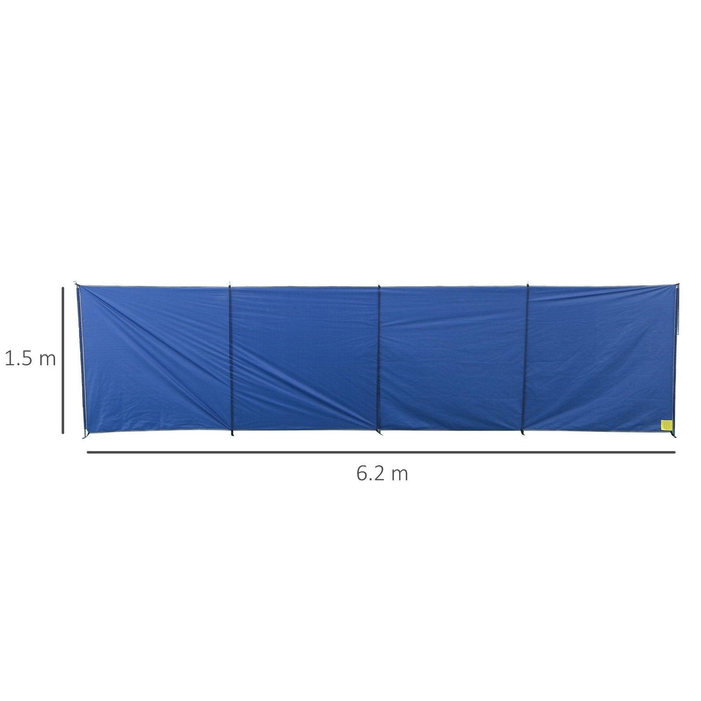 Outsunny Portable Windbreak for Camping, Beach or Outdoors - ALL4U RETAILER LTD