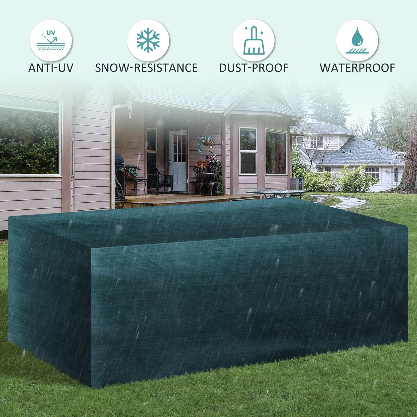 Outsunny Protective Patio Set Cover - Waterproof & Anti-UV - ALL4U RETAILER LTD