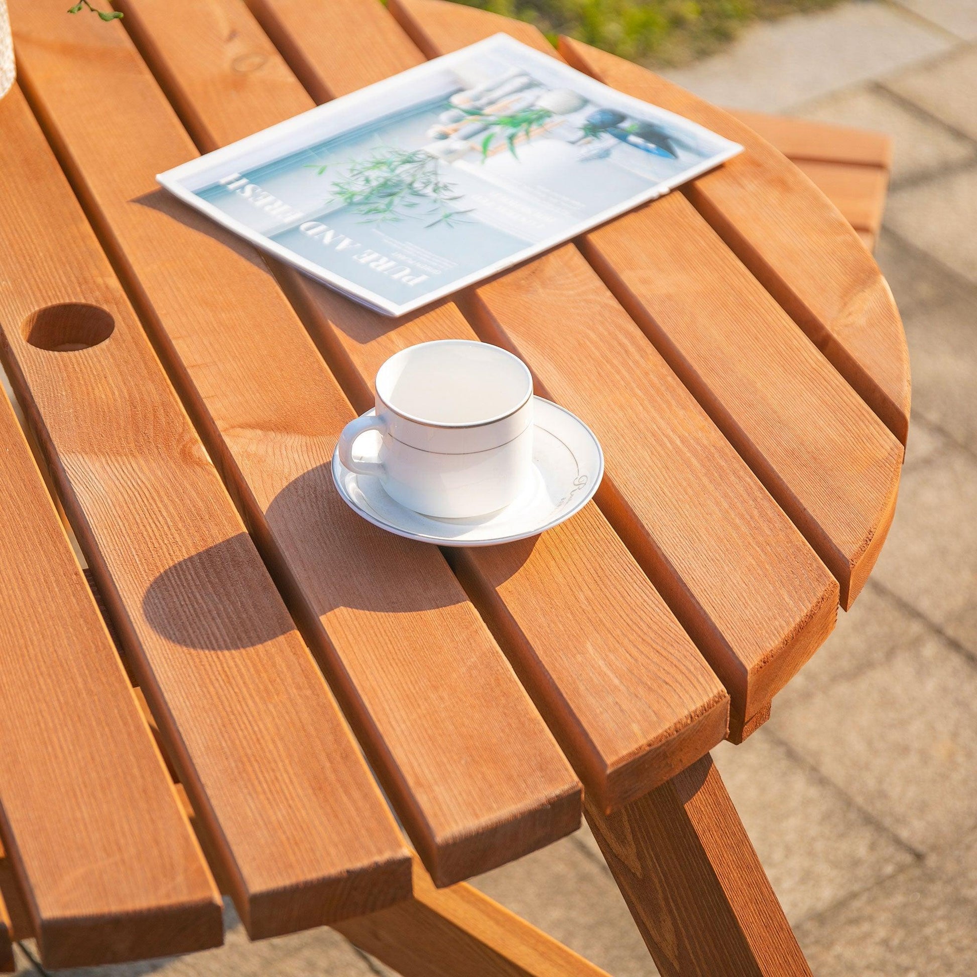 Outsunny Pub Table & Bench Set, 6-Person - ALL4U RETAILER LTD