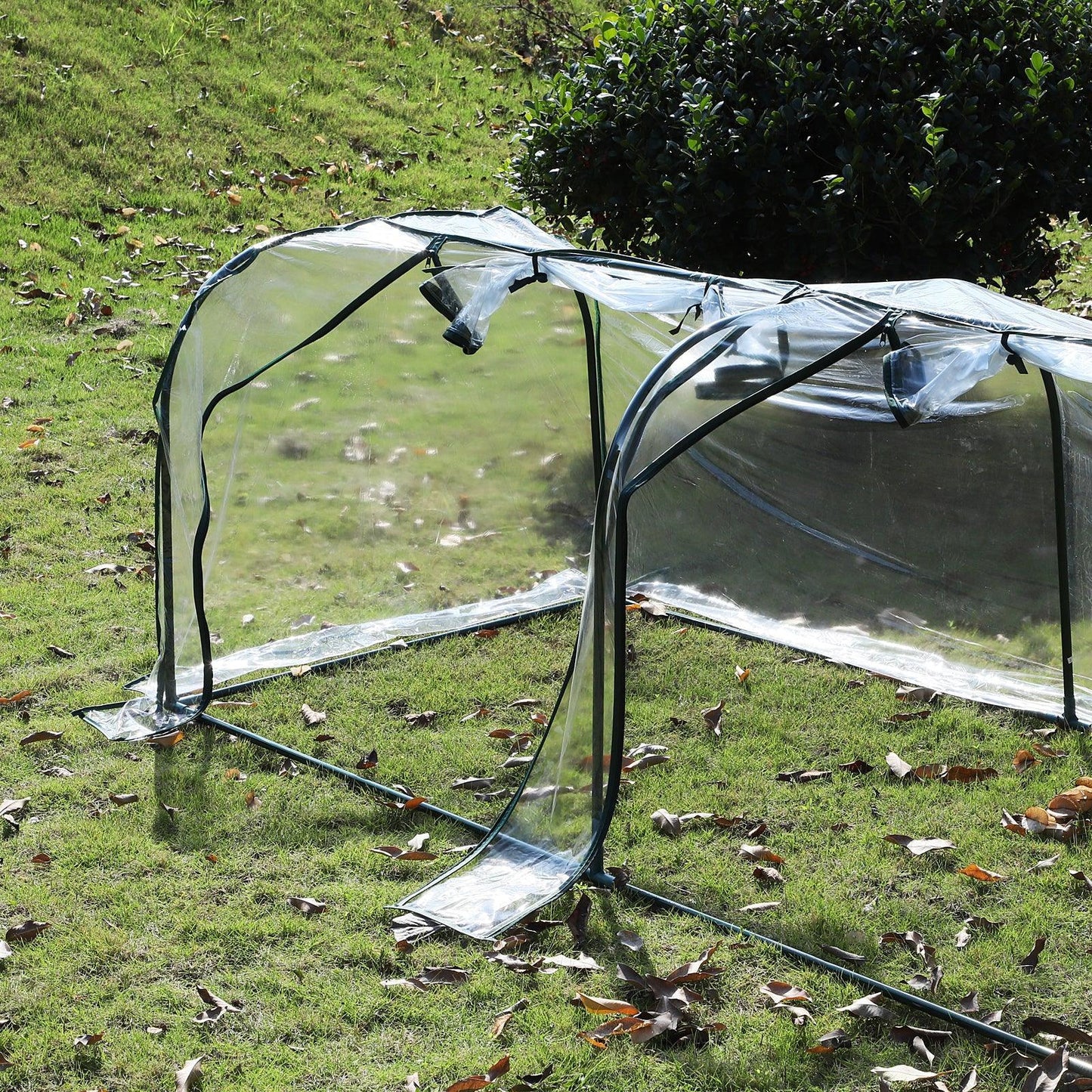 Outsunny PVC Greenhouse: 350x100x80cm+Zipper Doors - ALL4U RETAILER LTD