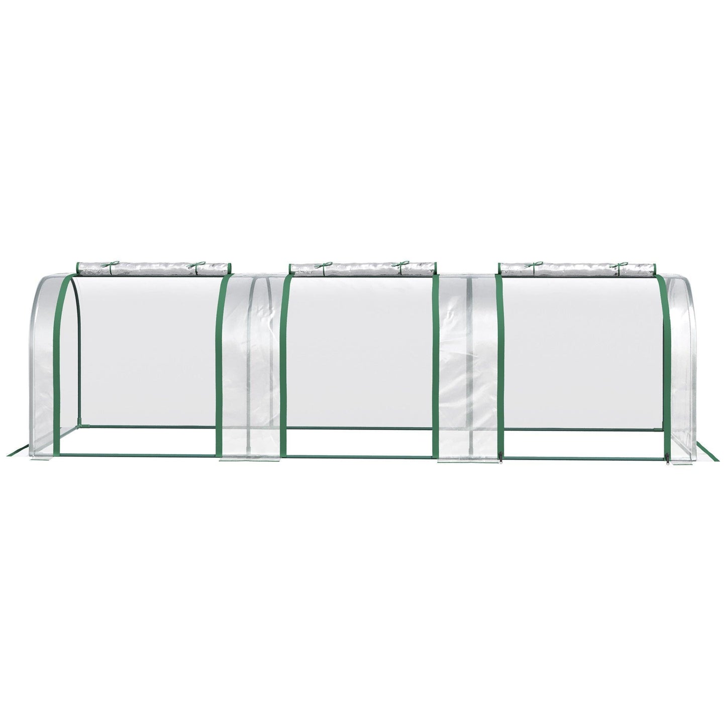 Outsunny PVC Tunnel Greenhouse: Clear, Compact & Durable - ALL4U RETAILER LTD