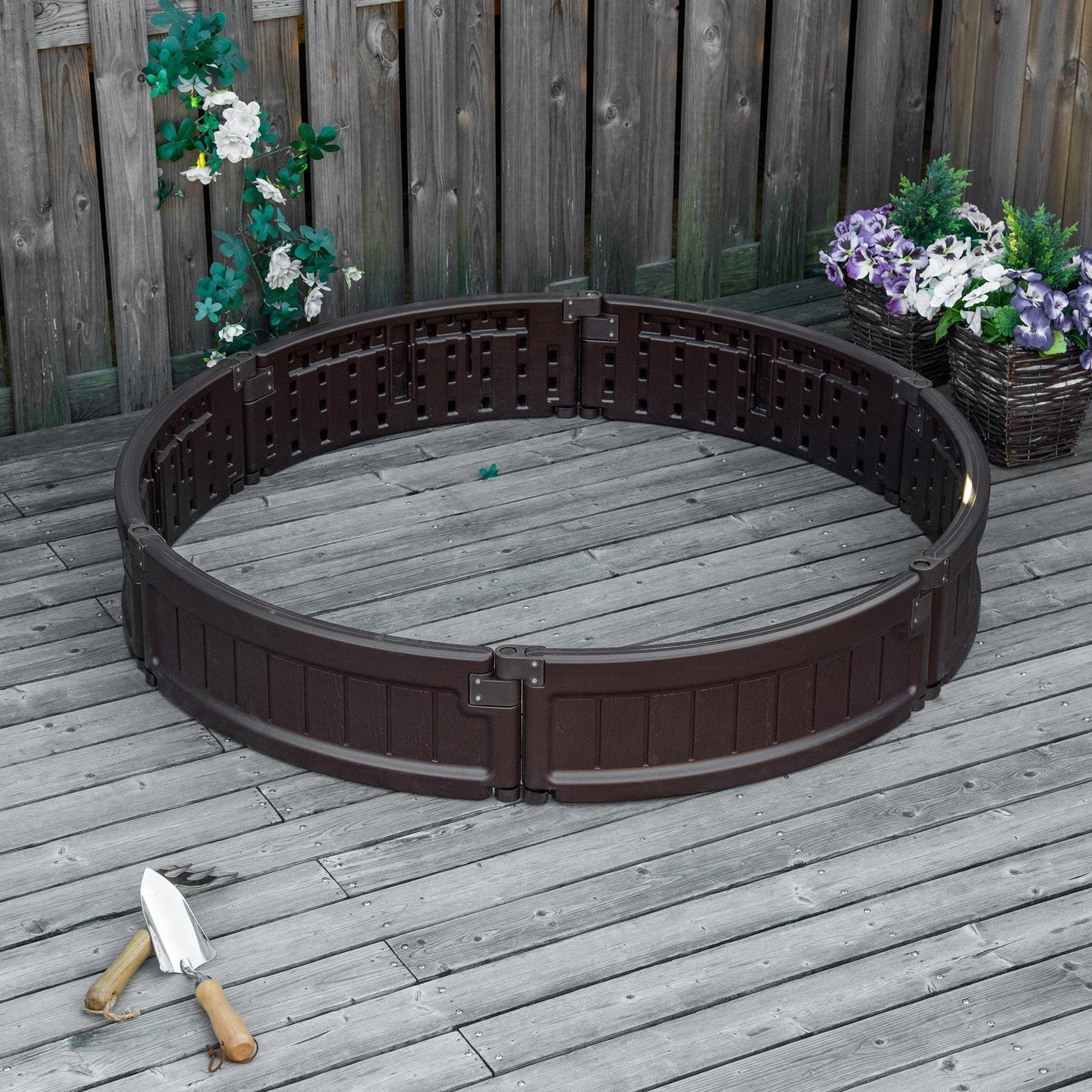 Outsunny Round Raised Garden Bed Kit - DIY Assembly - ALL4U RETAILER LTD