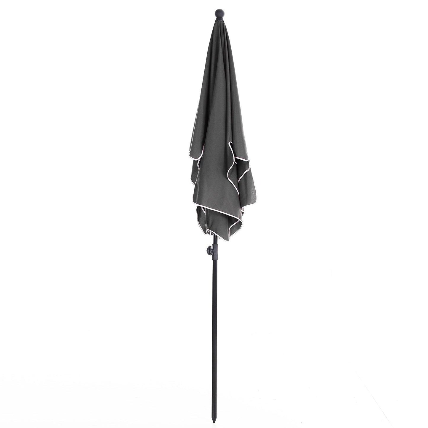 Outsunny Rectangular Patio Umbrella - 2M x 1.25M - ALL4U RETAILER LTD