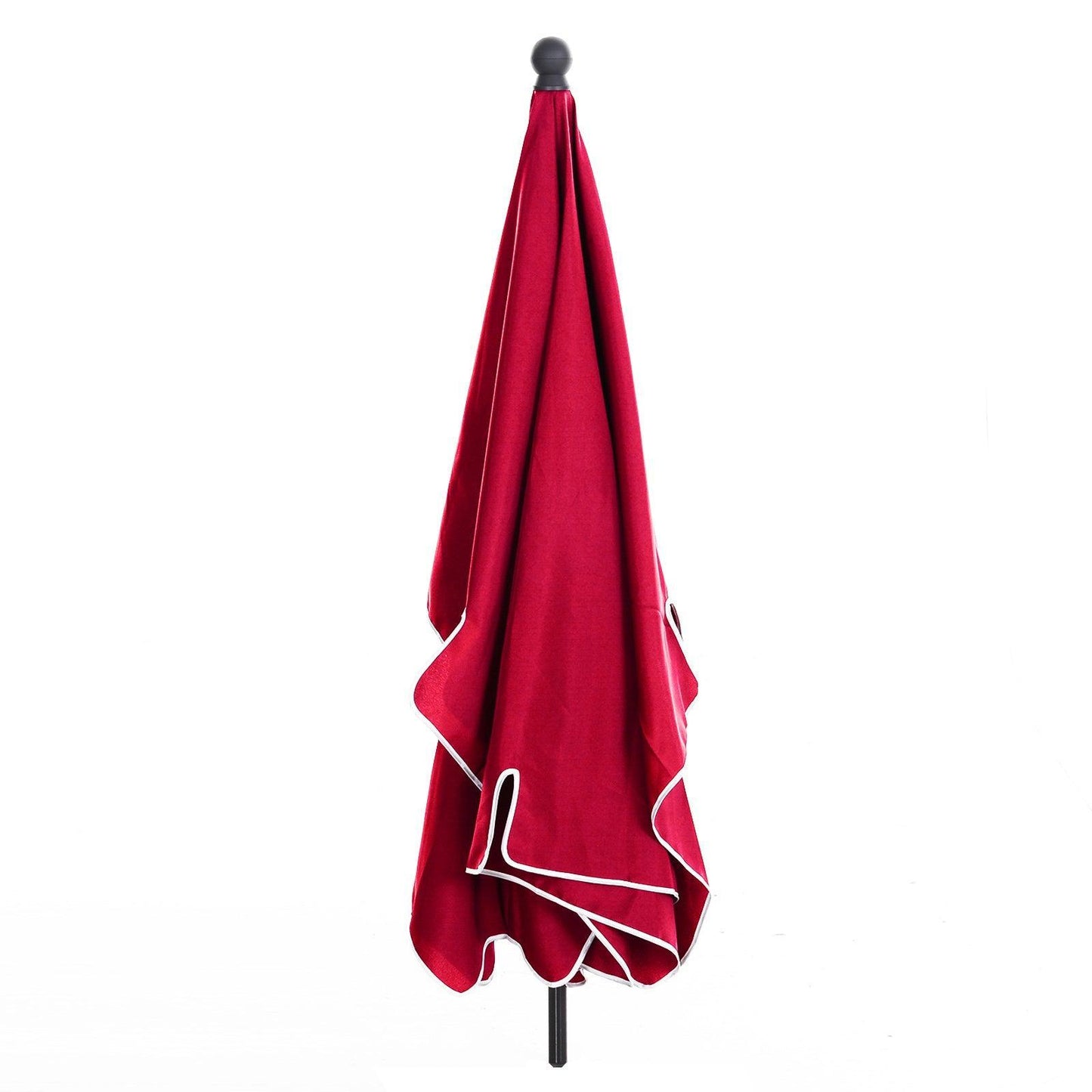 Outsunny Red Rectangular Garden Parasol - 2M x 1.25M - ALL4U RETAILER LTD