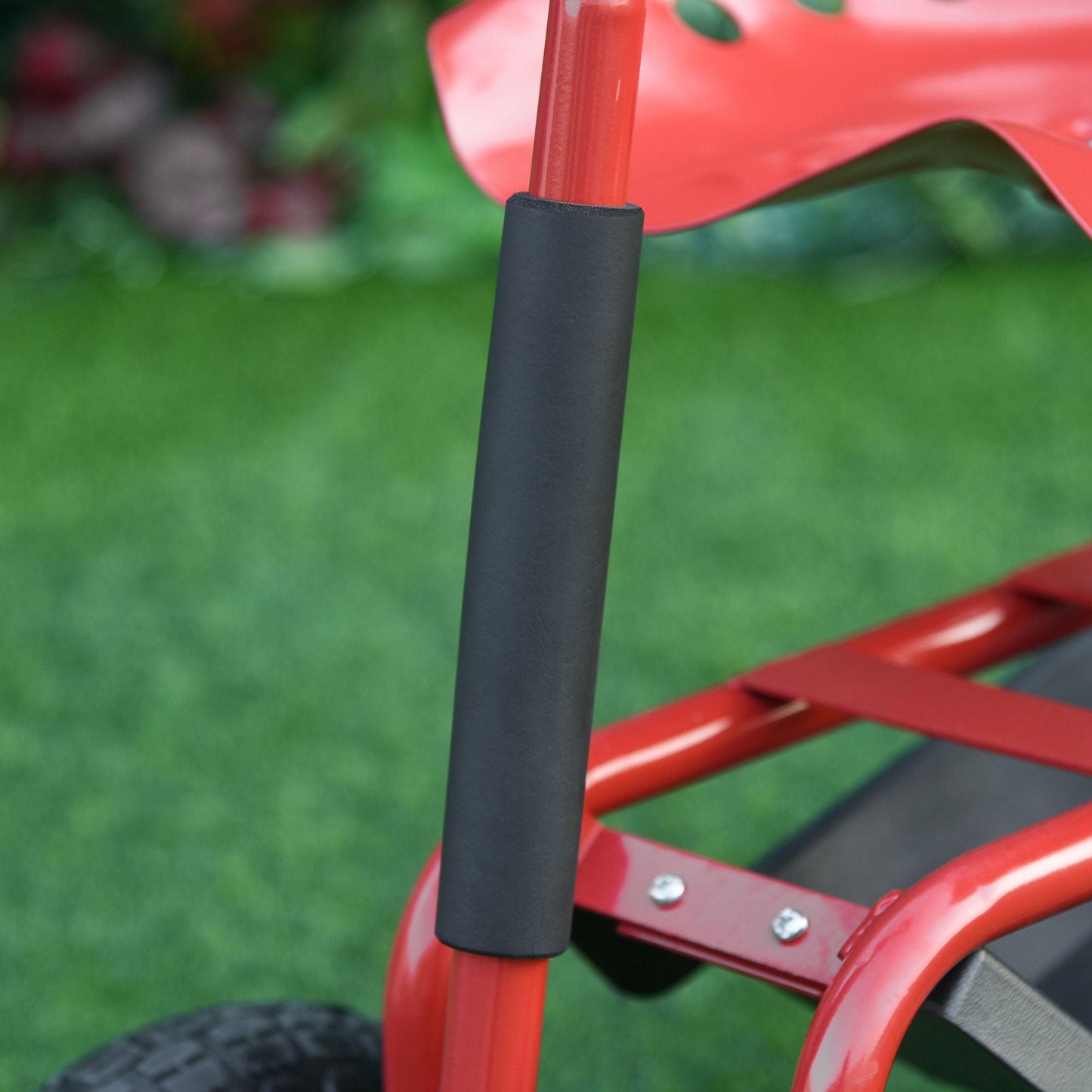 Outsunny Rolling Garden Cart: Adjustable & Heavy Duty - ALL4U RETAILER LTD