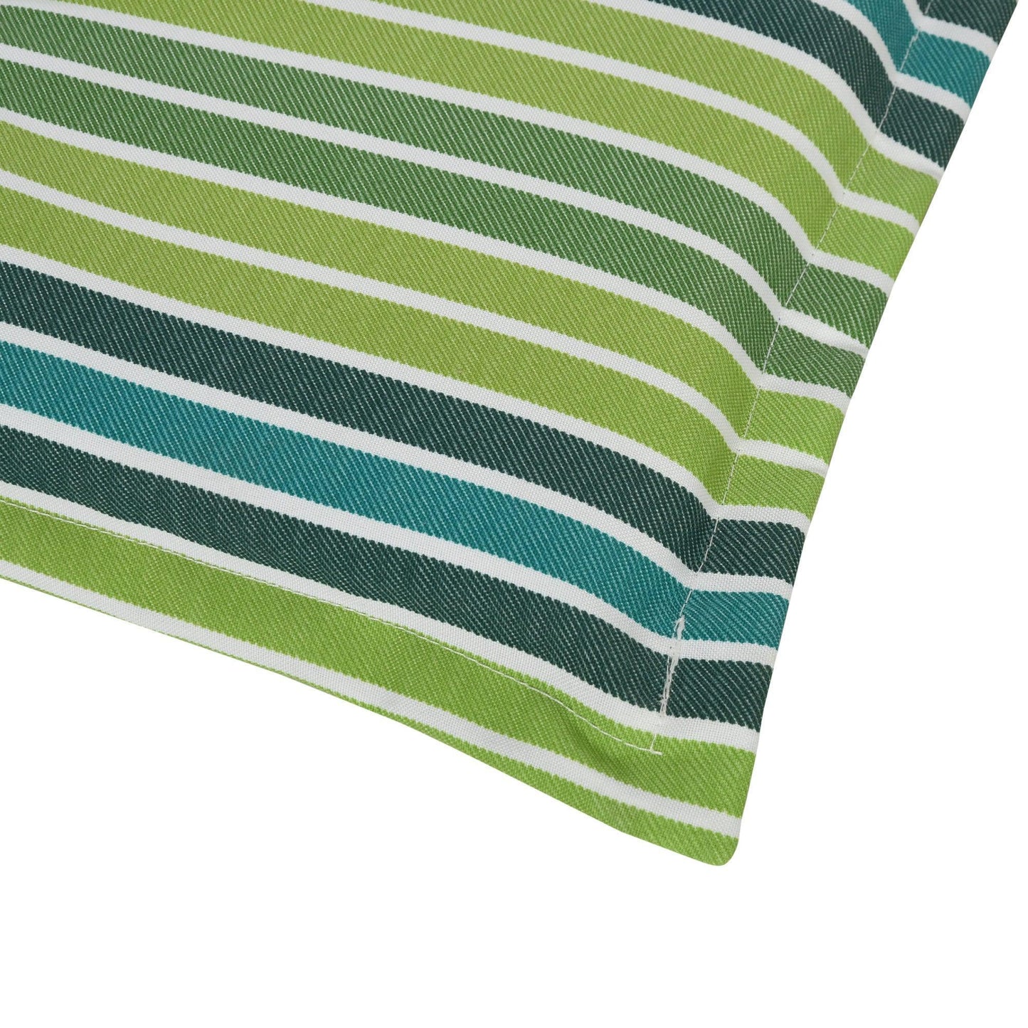 Outsunny Seat Cushions, Green Stripes, Set of 2 - ALL4U RETAILER LTD