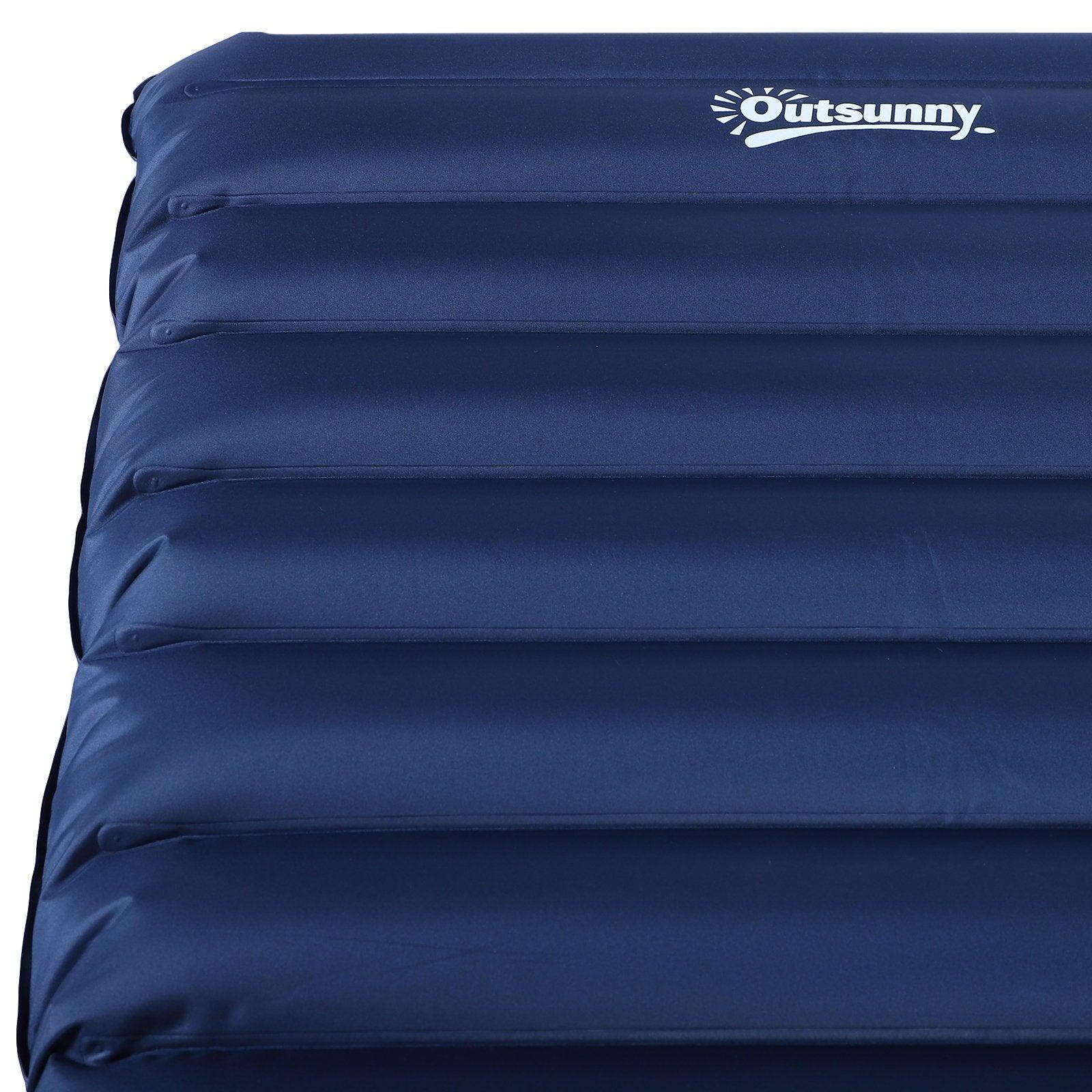 Outsunny Self-Inflating Camping Mattress - Green - ALL4U RETAILER LTD