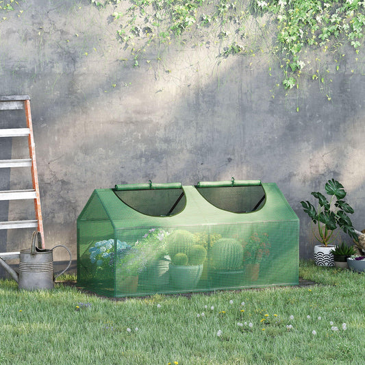 Outsunny Small Greenhouse: Compact, Durable, and Clear - ALL4U RETAILER LTD
