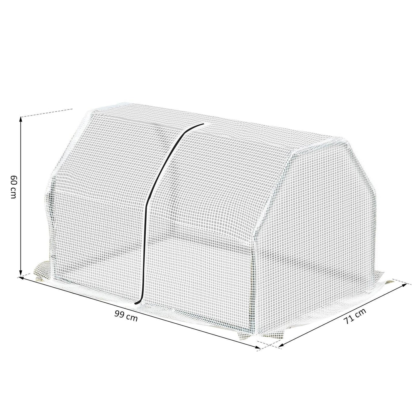 Outsunny Small Greenhouse - Portable & Durable - ALL4U RETAILER LTD