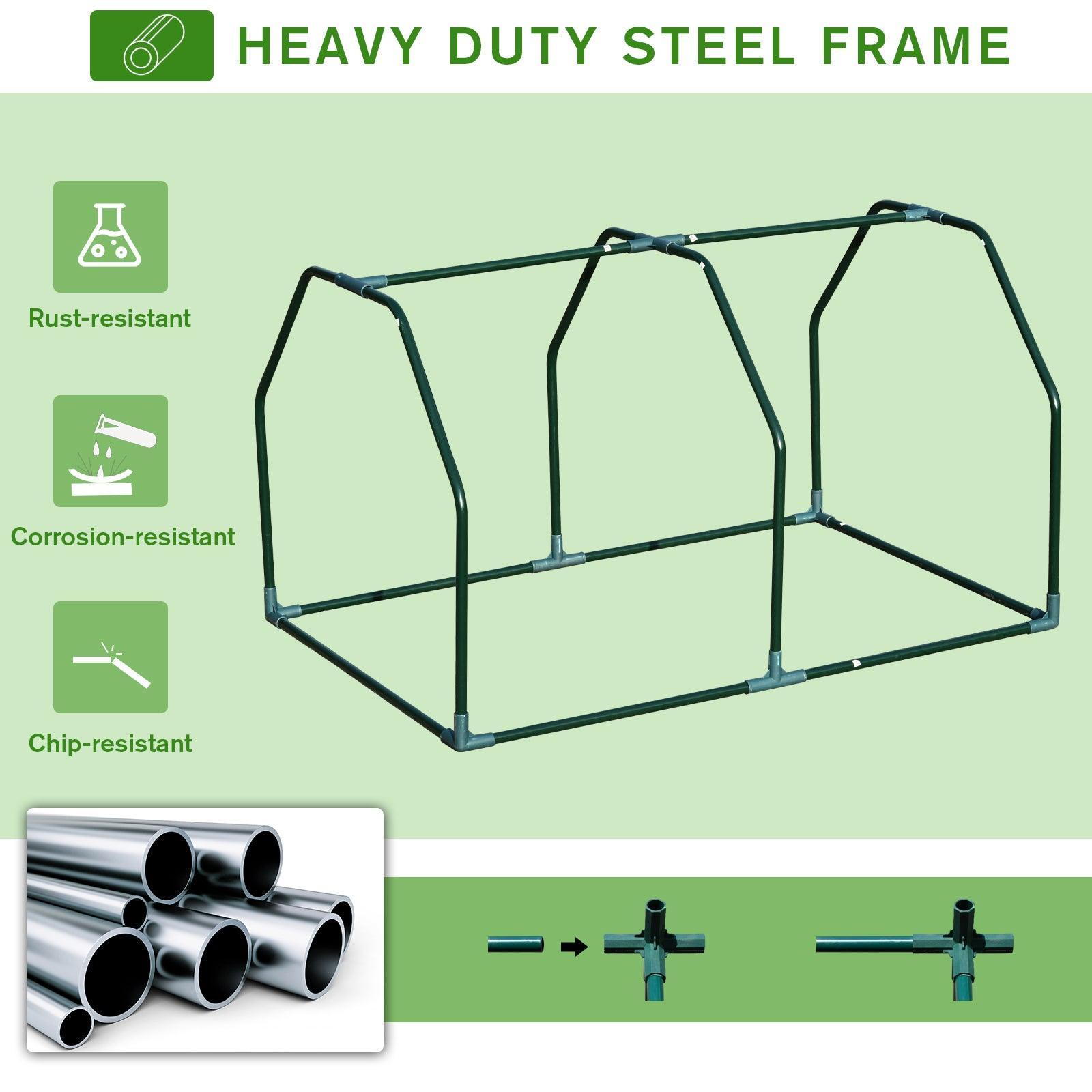 Outsunny Small Greenhouse - Portable & Durable - ALL4U RETAILER LTD