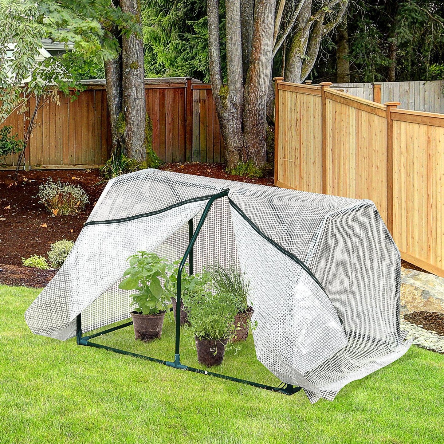 Outsunny Small Greenhouse - Portable & Durable - ALL4U RETAILER LTD