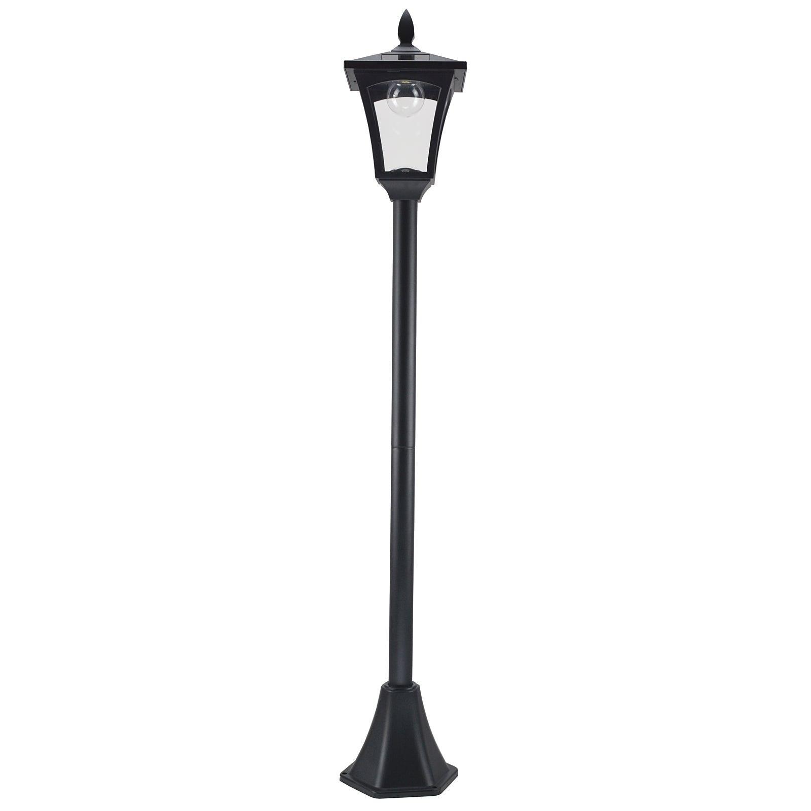 Outsunny Solar-Powered Lamp Post, IP44, 18x18x160 cm - ALL4U RETAILER LTD