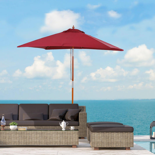 Outsunny Sun Umbrella 2 x 1.5m Patio Garden Shade - ALL4U RETAILER LTD