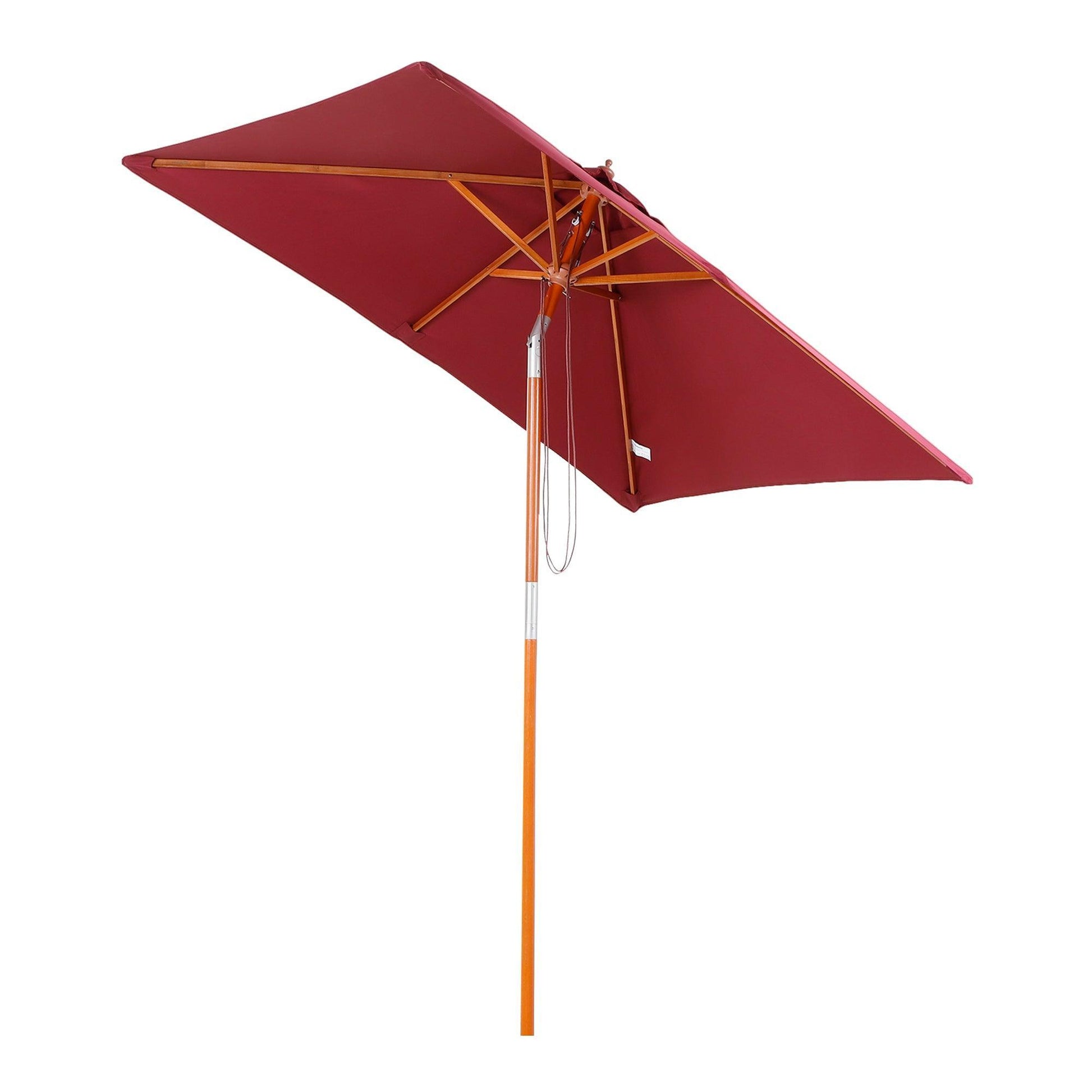 Outsunny Sun Umbrella 2 x 1.5m Patio Garden Shade - ALL4U RETAILER LTD