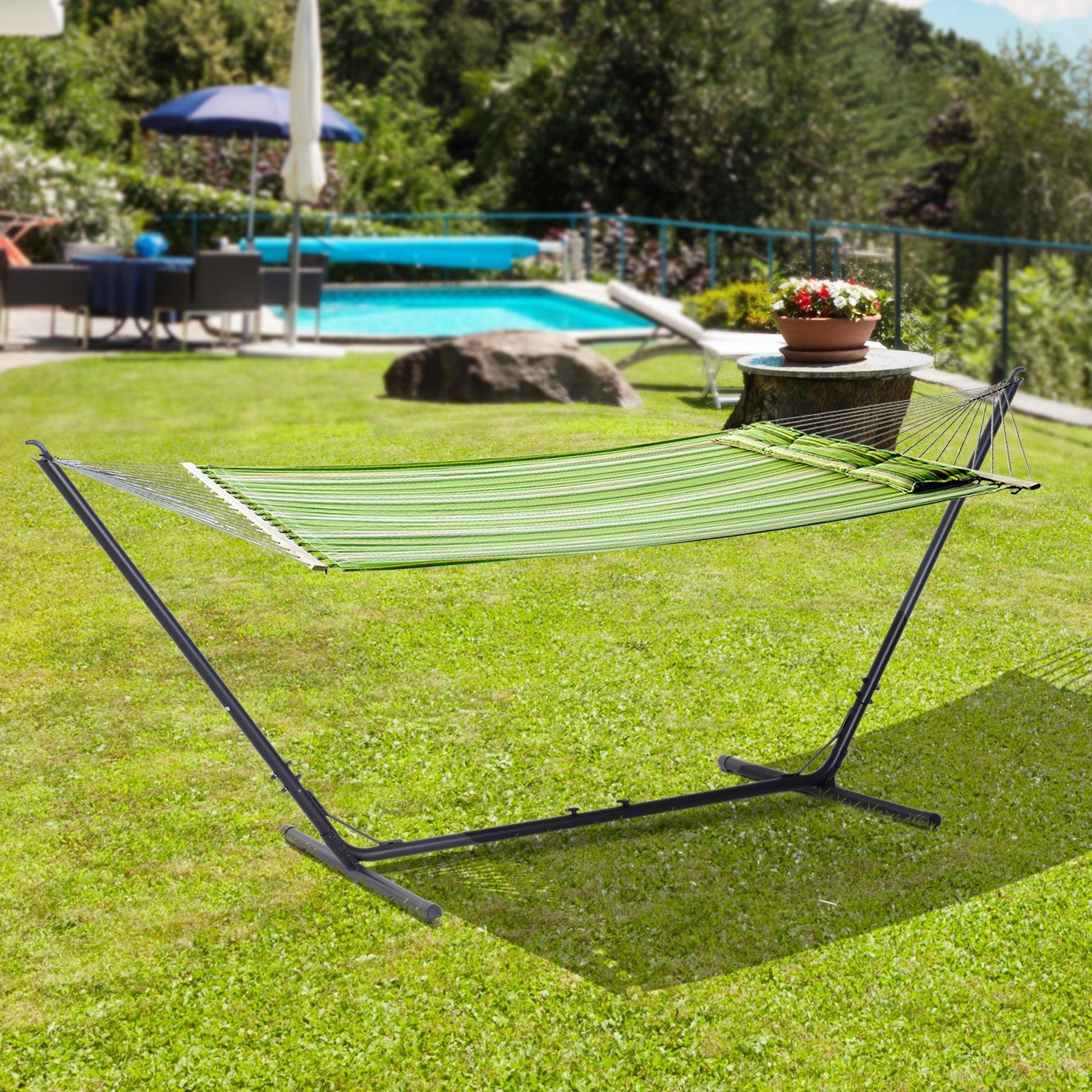 Outsunny Universal Hammock Stand: 3.13m, Simple & Sturdy - ALL4U RETAILER LTD