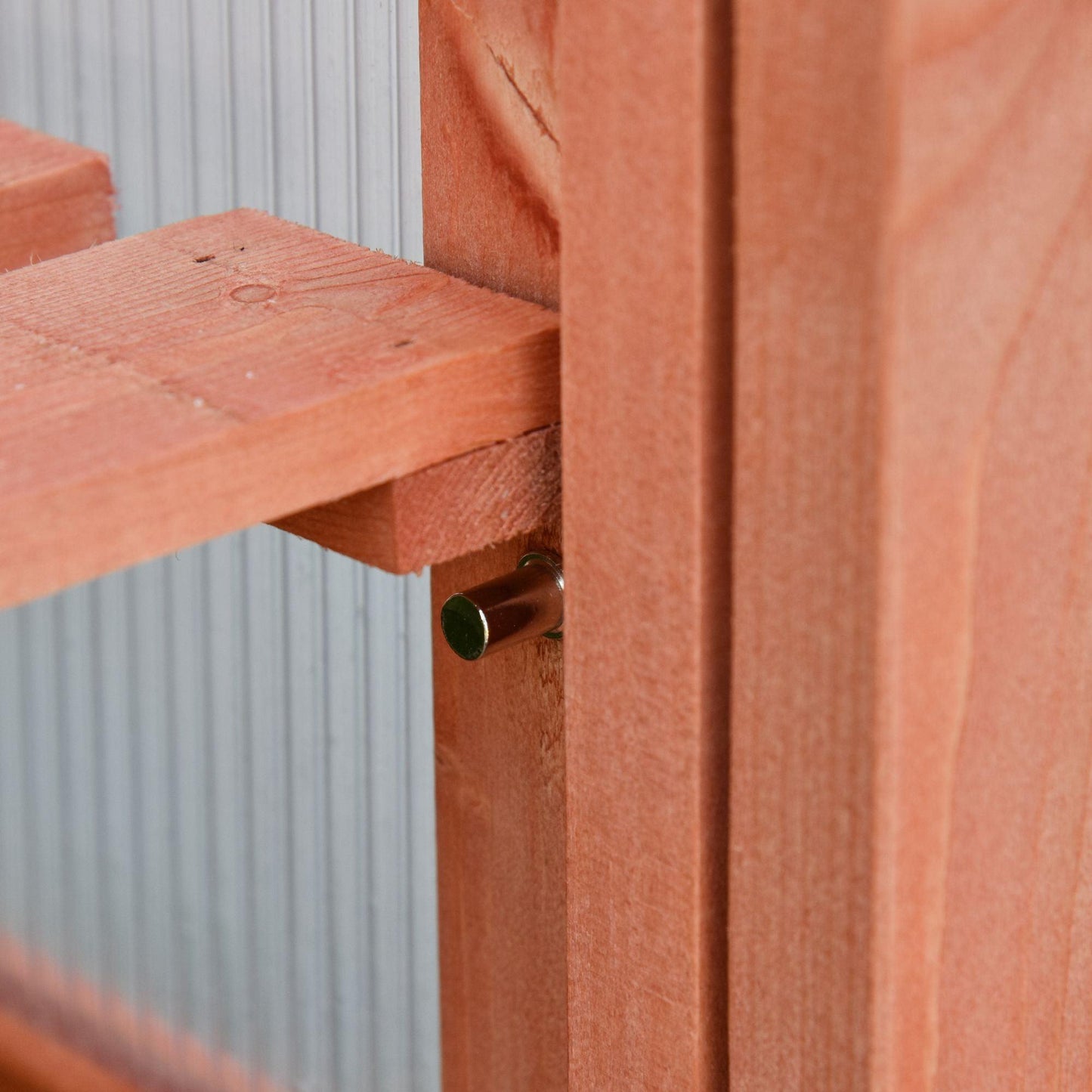 Outsunny Wooden Cold Frame Greenhouse - Adjustable Shelves - ALL4U RETAILER LTD