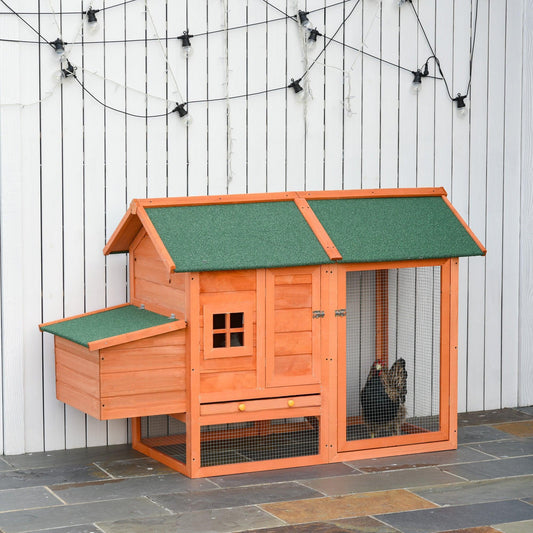 PawHut 170cm Chicken Coop with Nesting Box - ALL4U RETAILER LTD