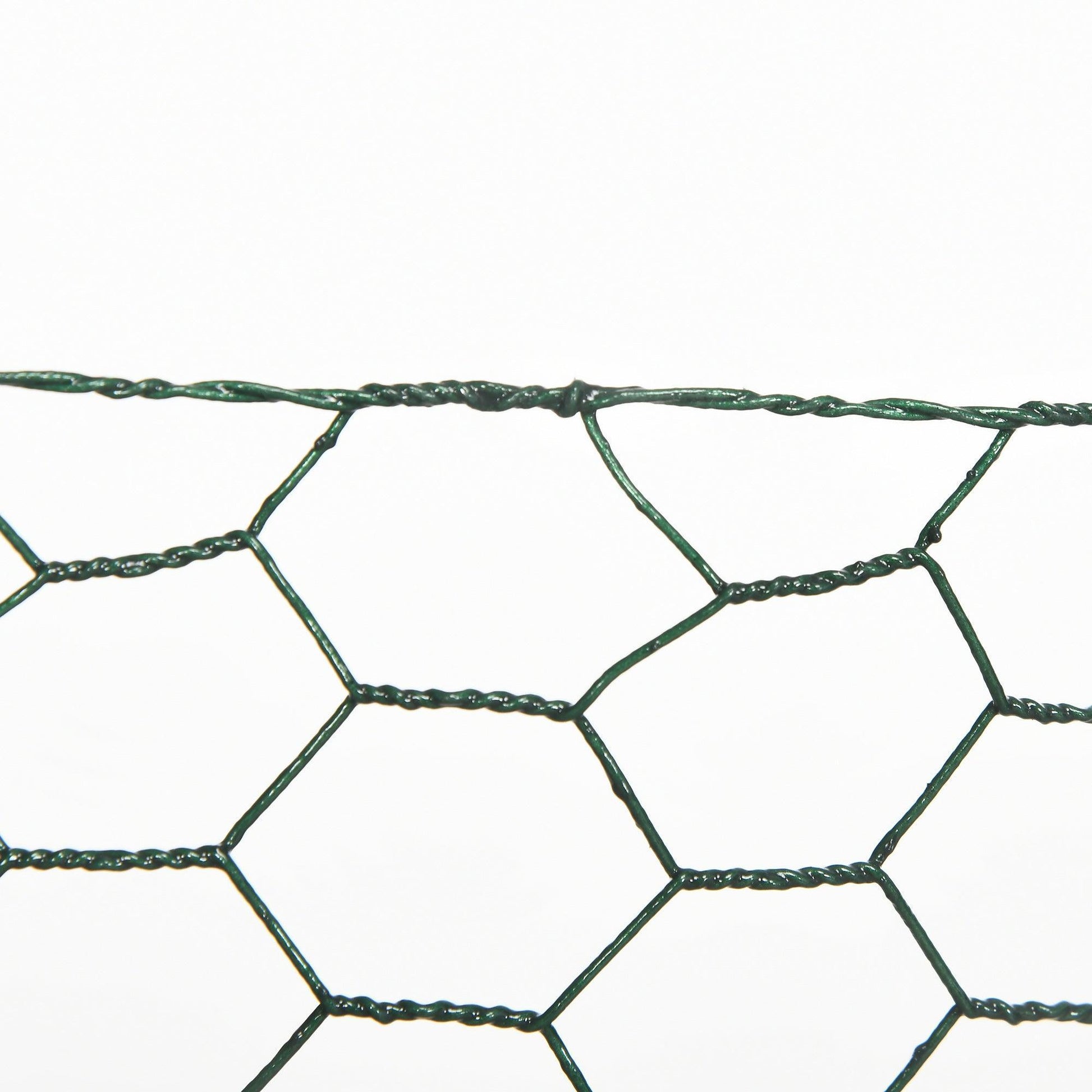 PawHut 1m Chicken Wire Fence: PVC Coated, Foldable - ALL4U RETAILER LTD