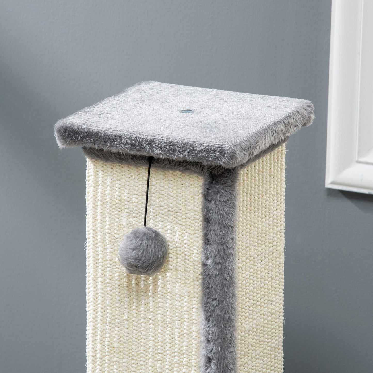 PawHut 81cm Cat Scratcher: Sleek & Fun - ALL4U RETAILER LTD