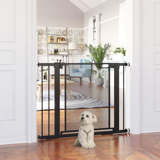 PawHut Auto Close Pet Gate: Secure, Easy Installation - ALL4U RETAILER LTD