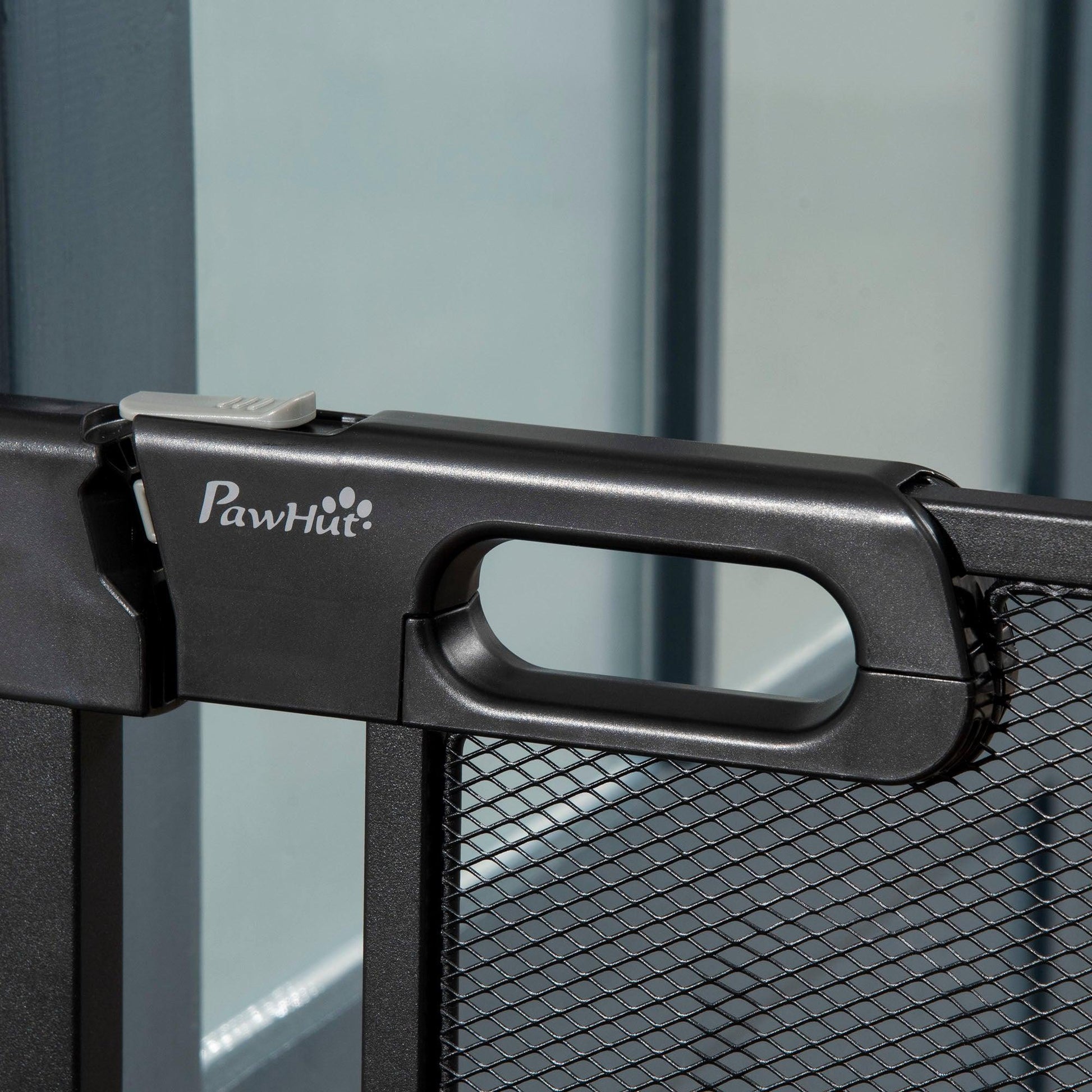 PawHut Auto Close Pet Gate: Secure, Easy Installation - ALL4U RETAILER LTD