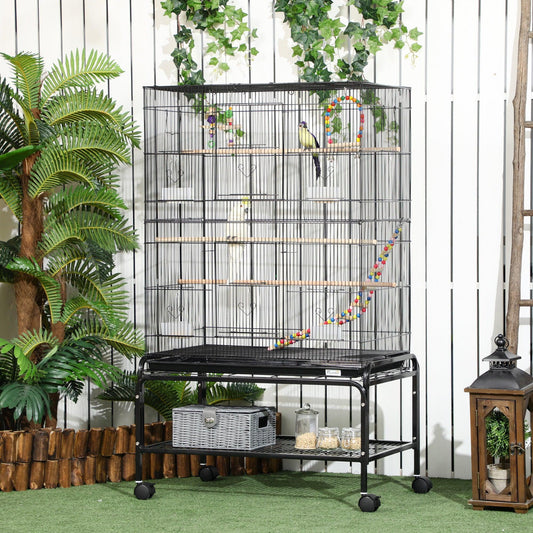 PawHut Bird Cage with Stand - Simplified - ALL4U RETAILER LTD