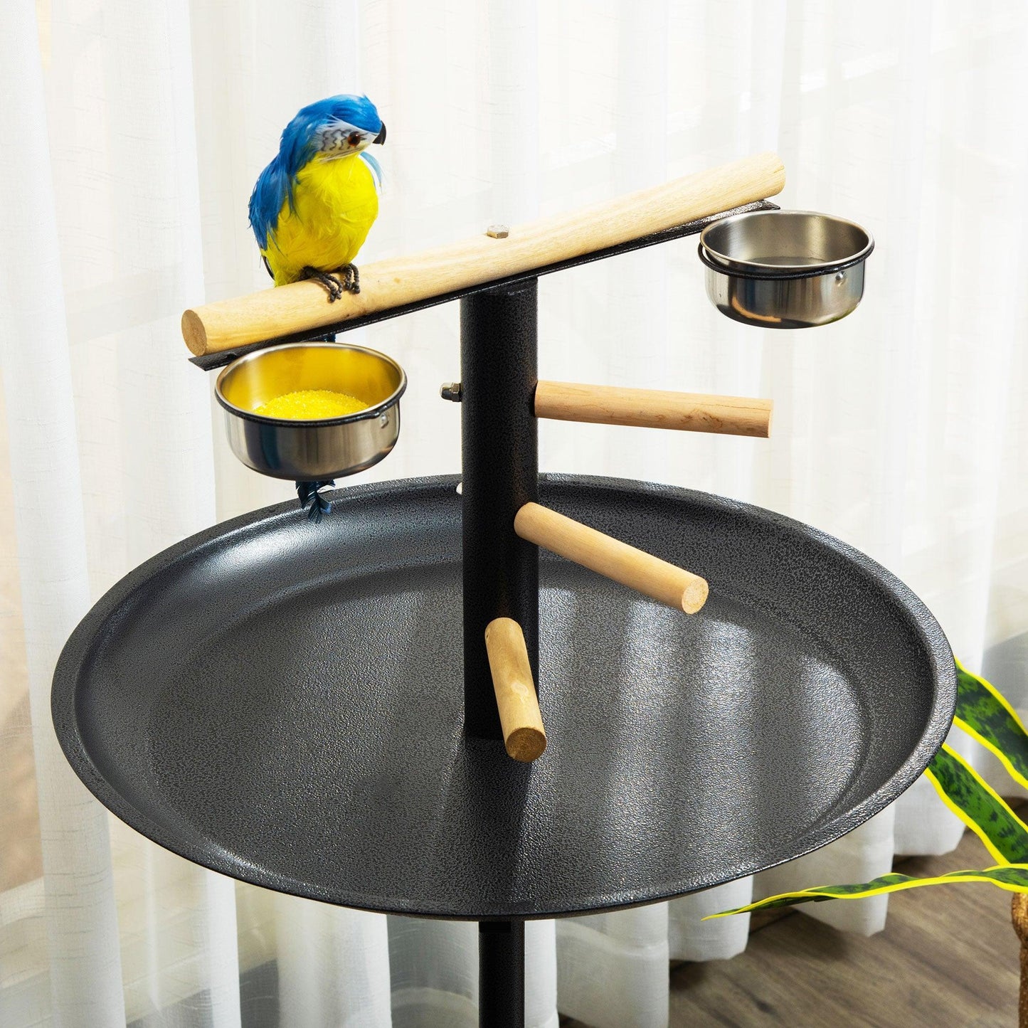 PawHut Bird Play Stand - Portable Feeder Station - ALL4U RETAILER LTD