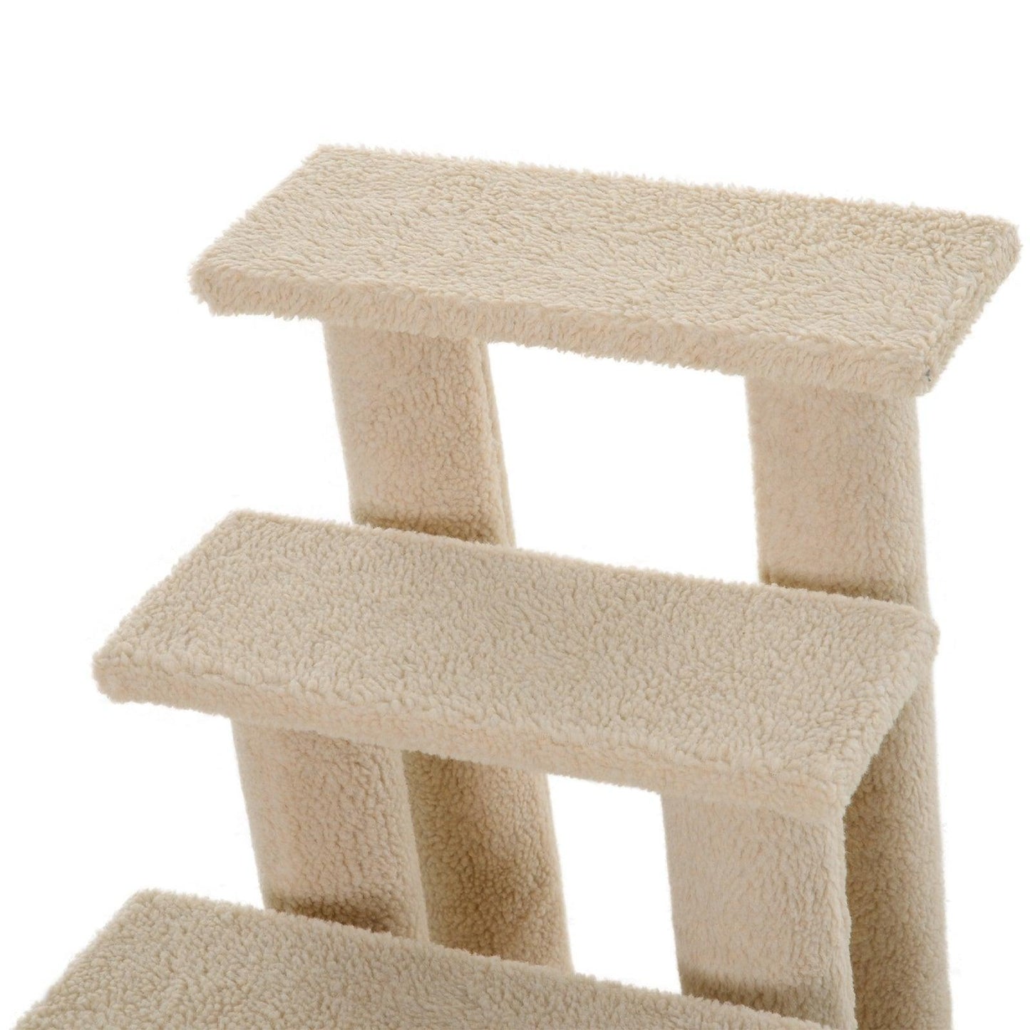 PawHut Cat Tree Stairs Ramp | Easy Climbing Steps - ALL4U RETAILER LTD