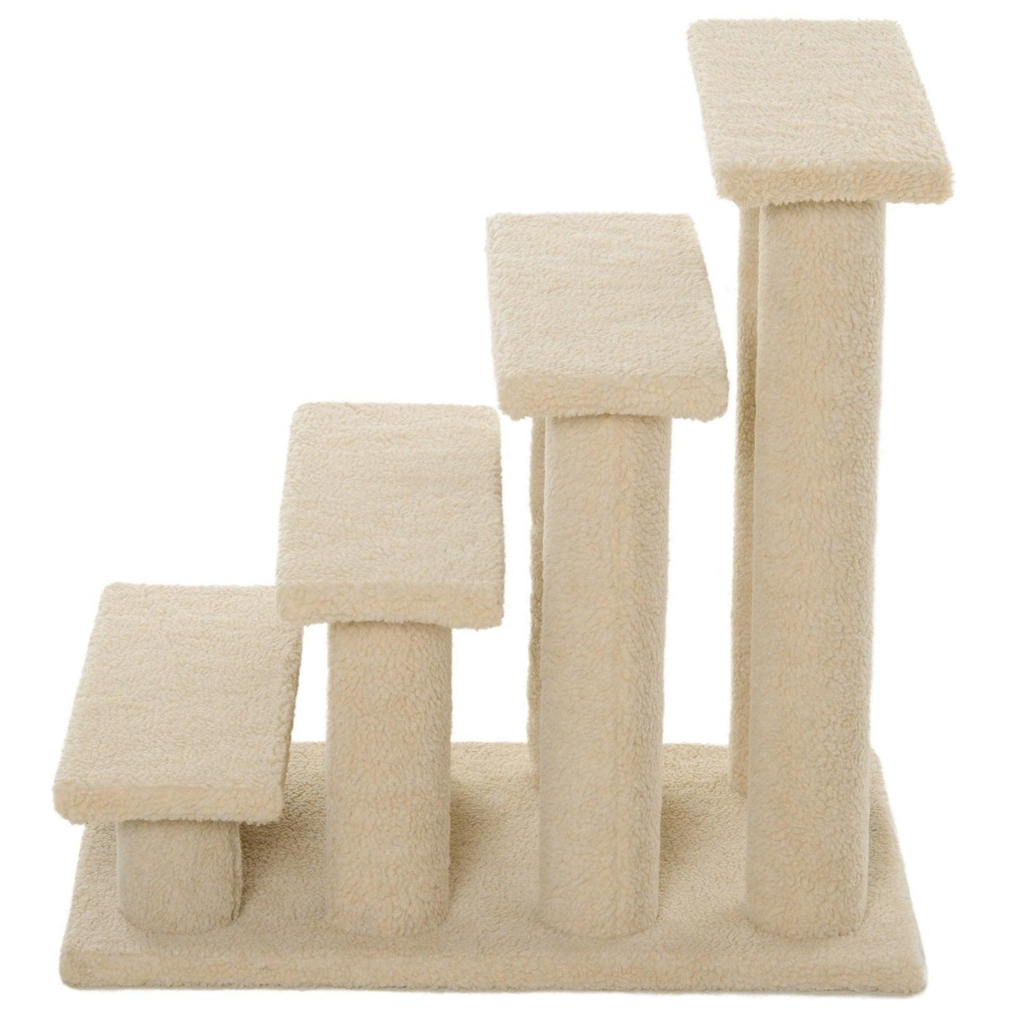 PawHut Cat Tree Stairs Ramp | Easy Climbing Steps - ALL4U RETAILER LTD