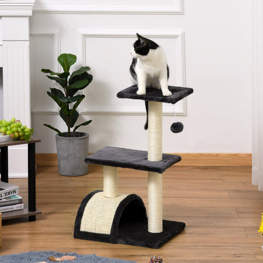 PawHut Cat Tree Tower 72cm - Climbing & Scratching Centre - ALL4U RETAILER LTD