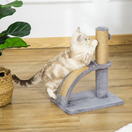 PawHut Cat Tree Tower - Grey - ALL4U RETAILER LTD