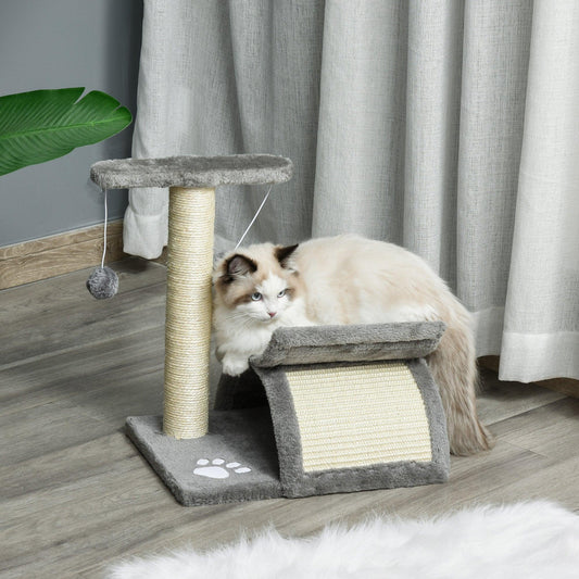 Pawhut Cat Tree with Built-In Scratching Post - ALL4U RETAILER LTD