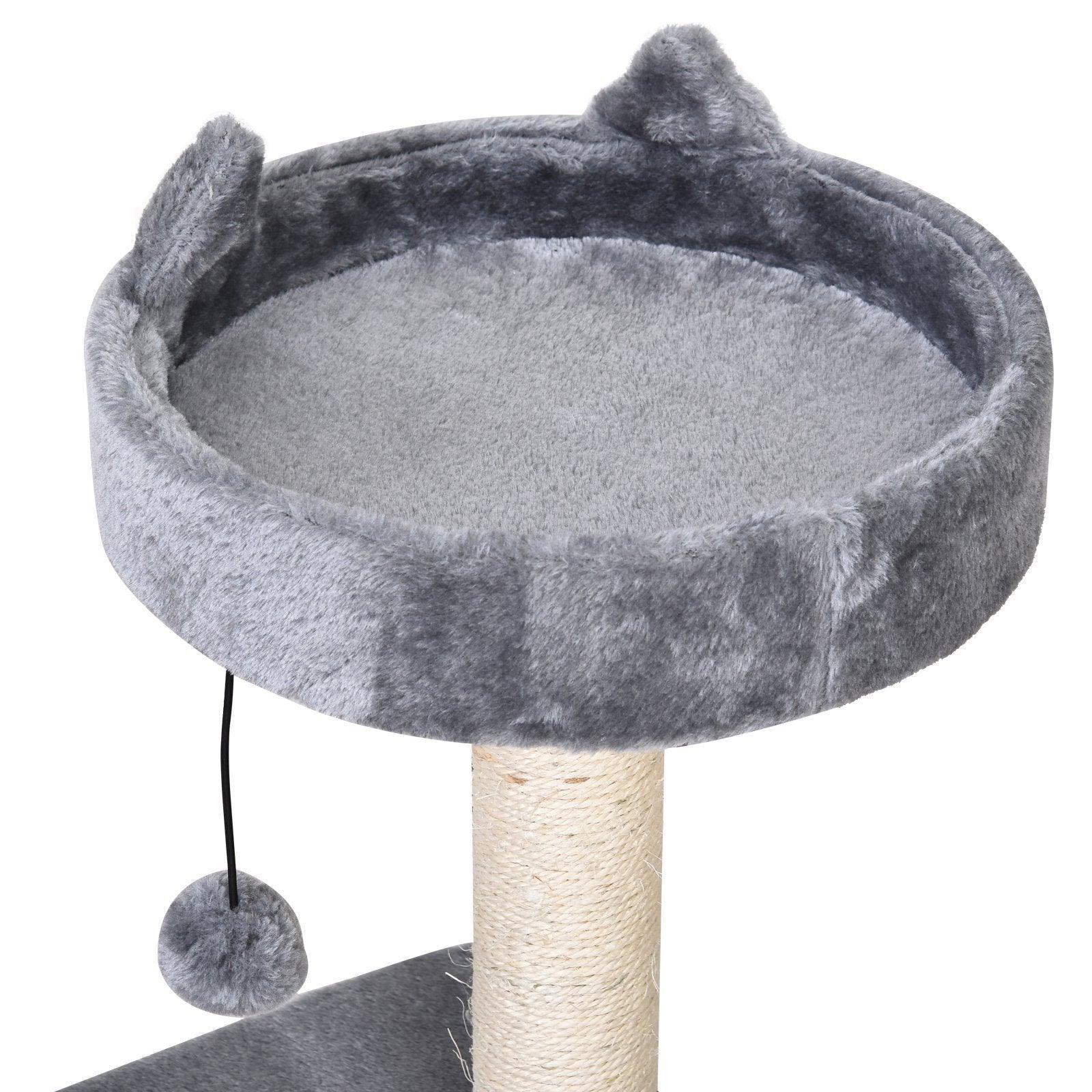 PawHut Cats 3-Tier Scratching Post - ALL4U RETAILER LTD